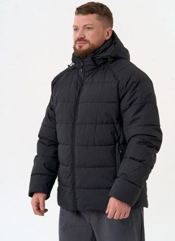 Мужской пуховик с капюшоном