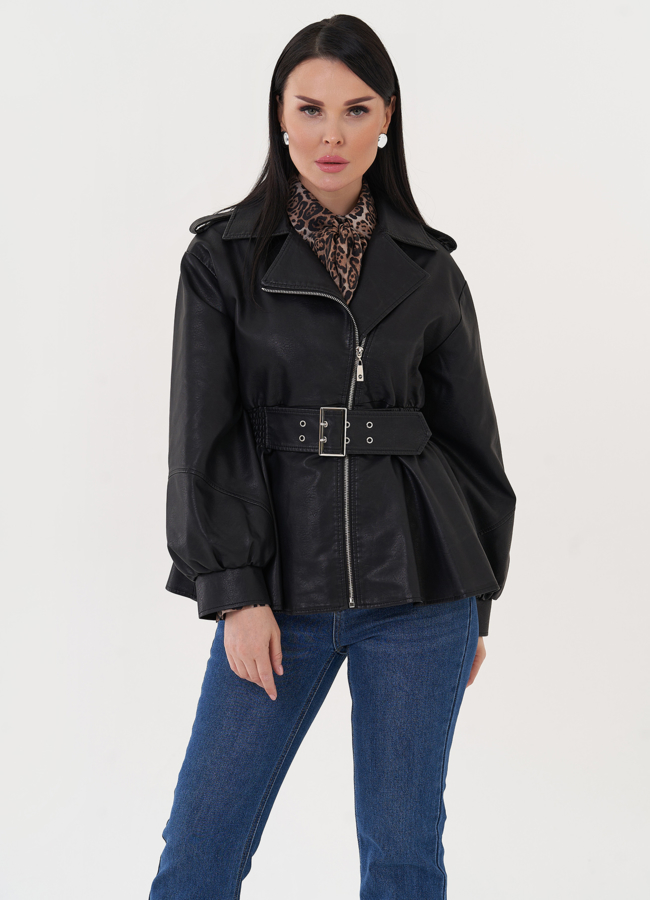 фото Куртка-косуха с резинкой по талии модель № 26968