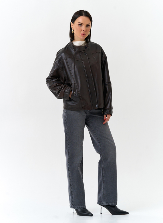 Женская куртка из натуральной кожи