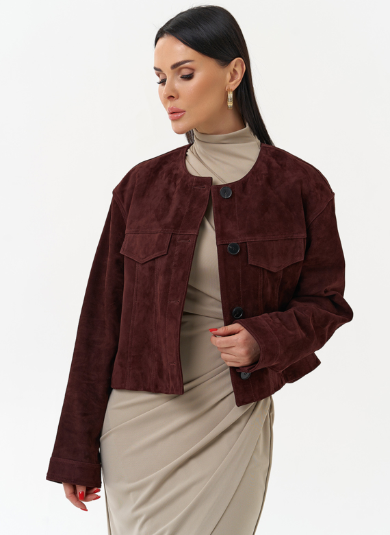 Куртка из натуральной замши 