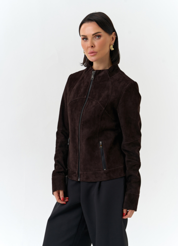 Женская куртка из натуральной замши