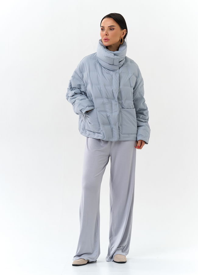 Женская куртка с воротником стойкой модель № 32662 в кредит