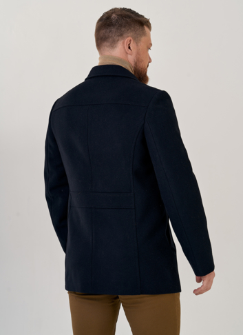 Мужское двубортное пальто 