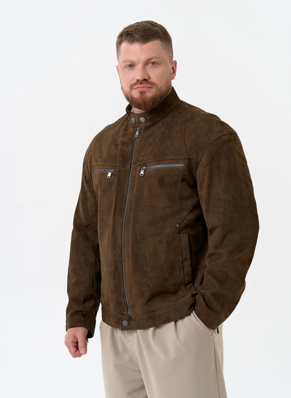Мужская куртка из натуральной замши