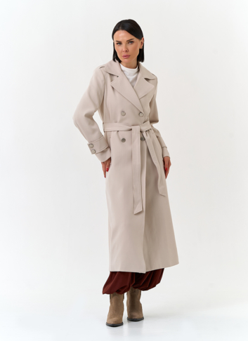 Женский плащ с поясом Женский плащ с поясом