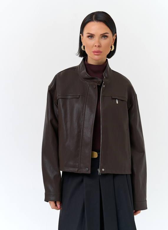 Женская куртка из эко кожи