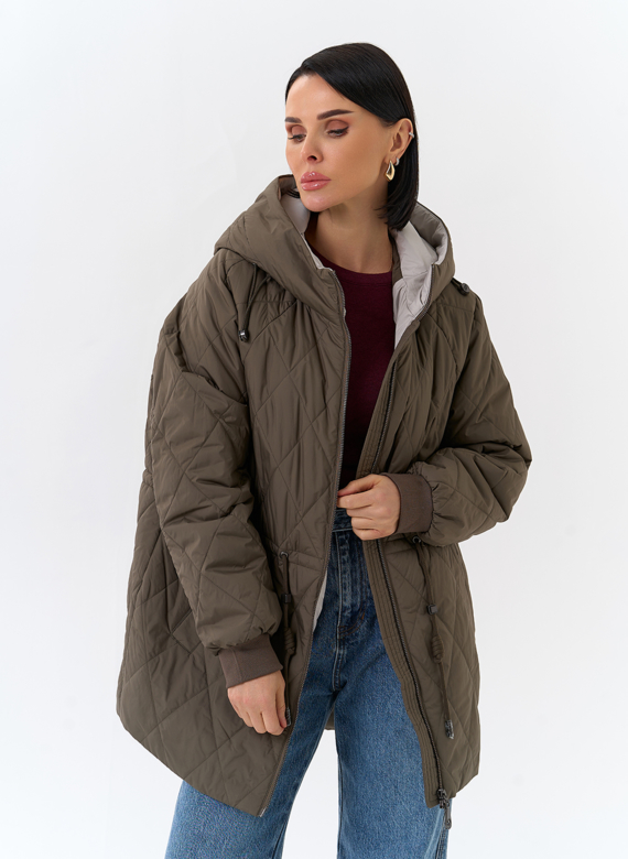 Женская куртка с капюшоном 