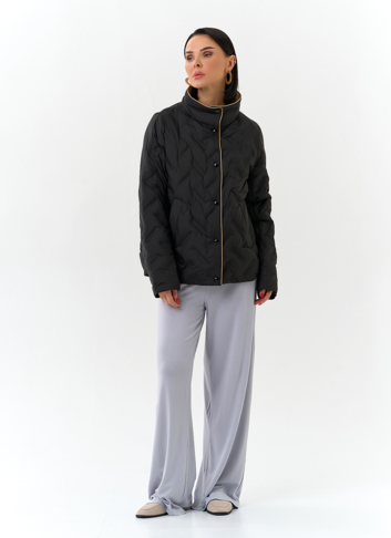 Женская куртка с воротником стойкой