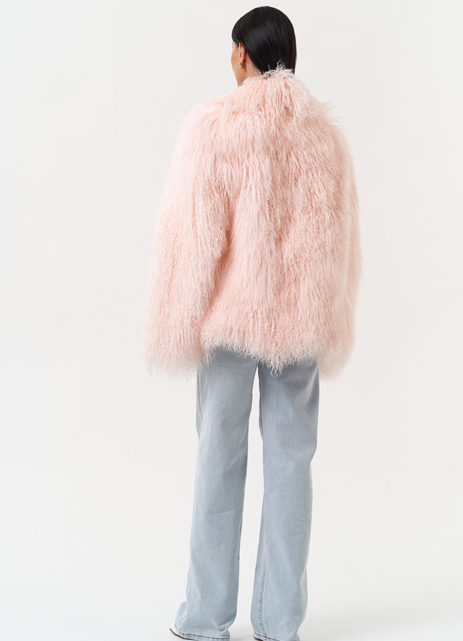 Женская шуба из меха ламы модель № 31039 в рассрочку