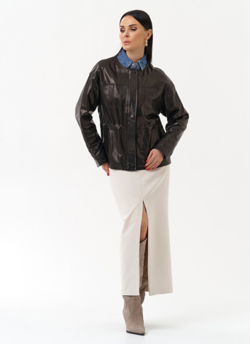 Куртка женская из натуральной кожи