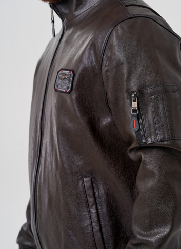 Мужская куртка из натуральной кожи 