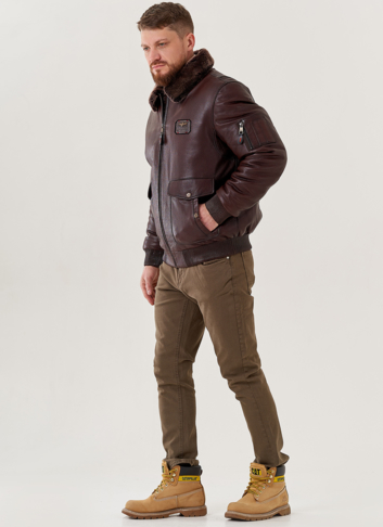 Мужская дубленка  