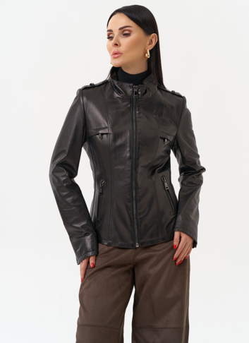 Женская кожаная куртка